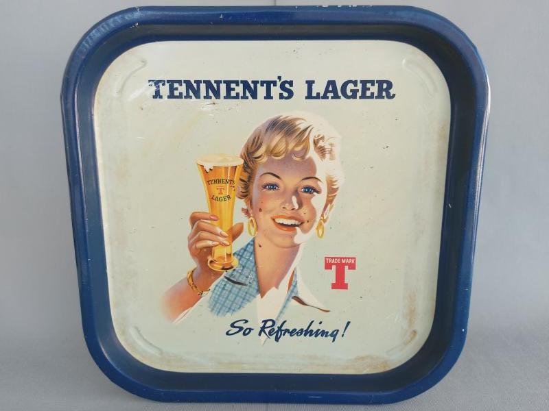 Blikken plateau Tennent's Lager De Blieck - Foto 1