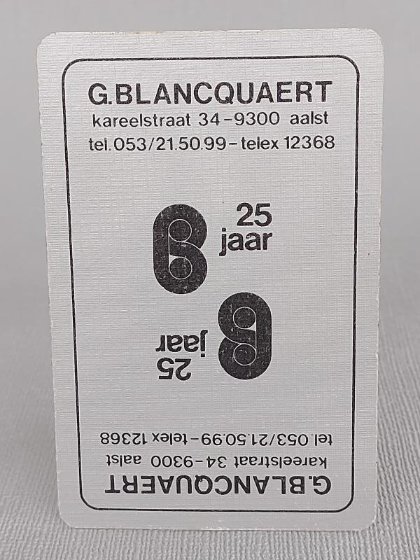 Speelkaart G. Blancquaert Kareelstraat - Foto 1