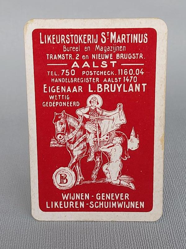 Speelkaart St. Martinus L. Bruylant - Foto 1