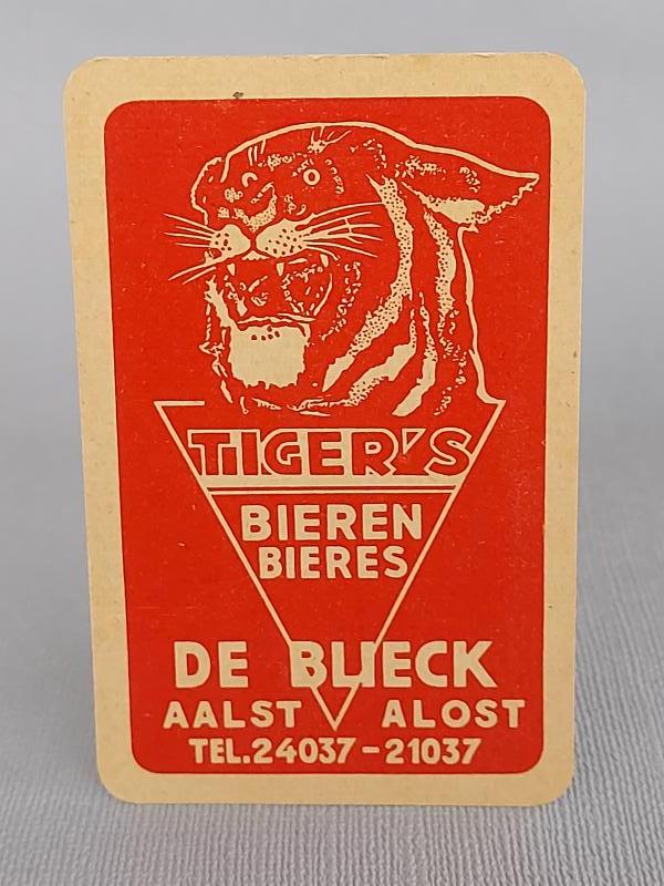 Speelkaart De Blieck Tiger's Bieren 1 - Foto 1