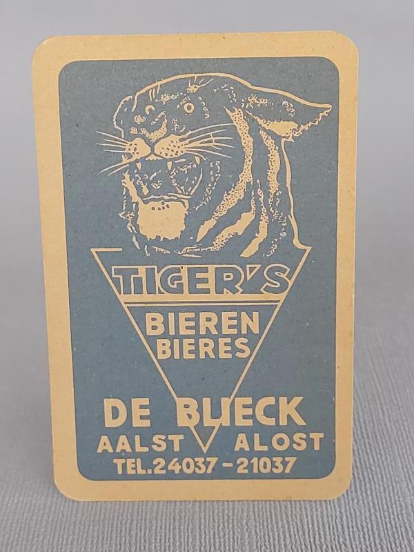 Speelkaart De Blieck Tiger's Bieren 2 - Foto 1