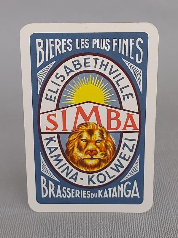 Speelkaart Zeeberg Simba Katanga Elisabethville - Foto 1