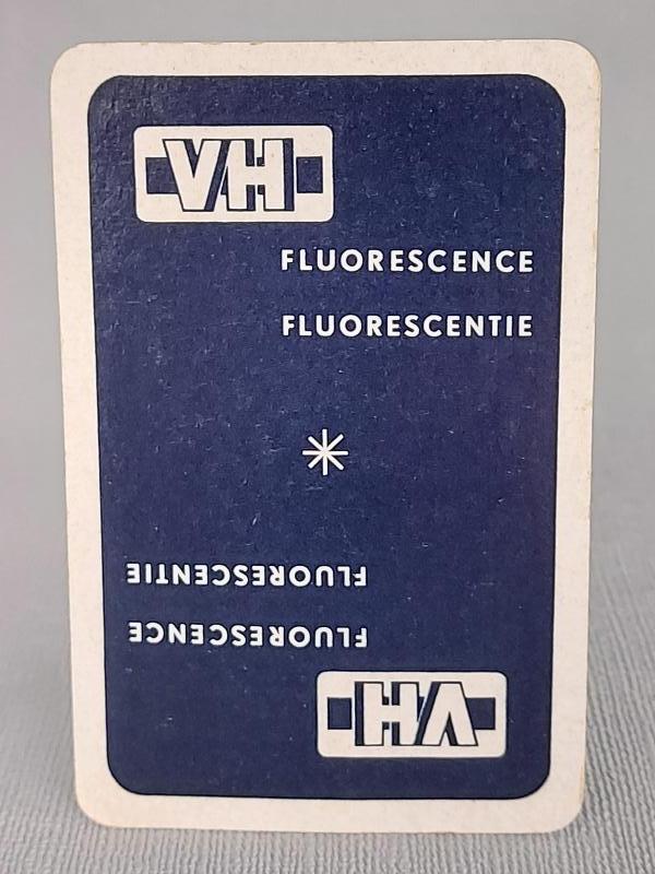 Speelkaart VH Fluorescentie - Foto 1