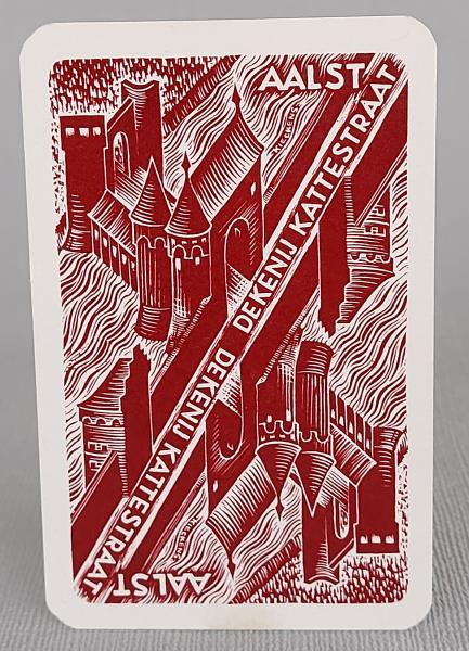 Speelkaart Aalst Dekenij Kattestraat  - Foto 1