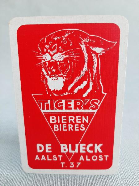 Speelkaart De Blieck Tiger's Bieren 7 - Foto 1