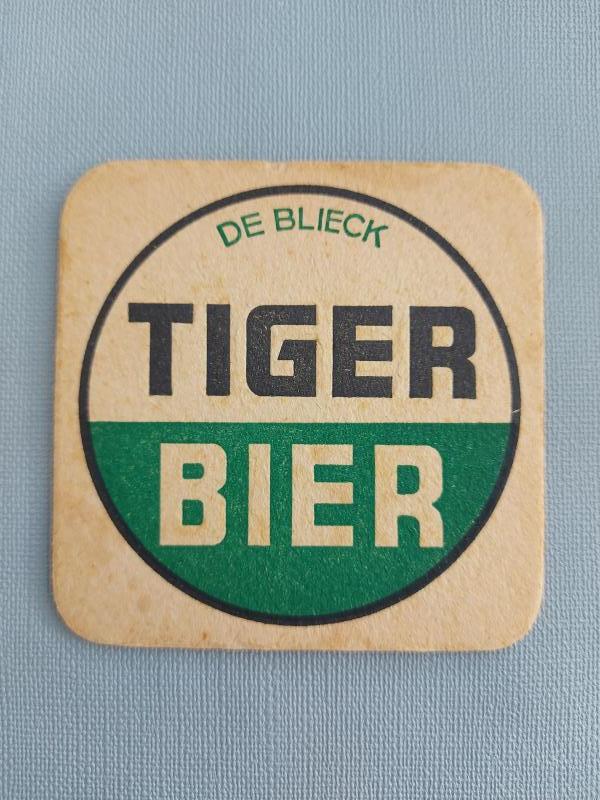 Bierviltje De Blieck Tiger Bier - Foto 1