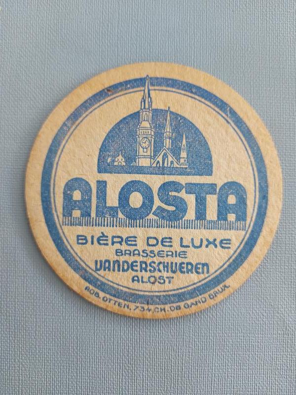 Bierviltje Alosta Van Der Schueren recto verso - Foto 1