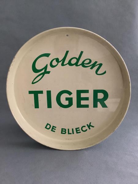 Blikken plateau Golden Tiger - Foto 1