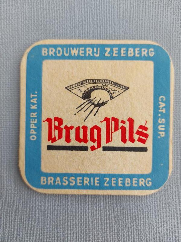 Bierviltje Brug Pils Zeeberg - Foto 1