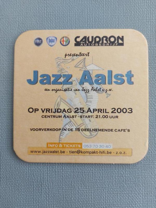 Bierviltje Jazz Aalst recto verso - Foto 2