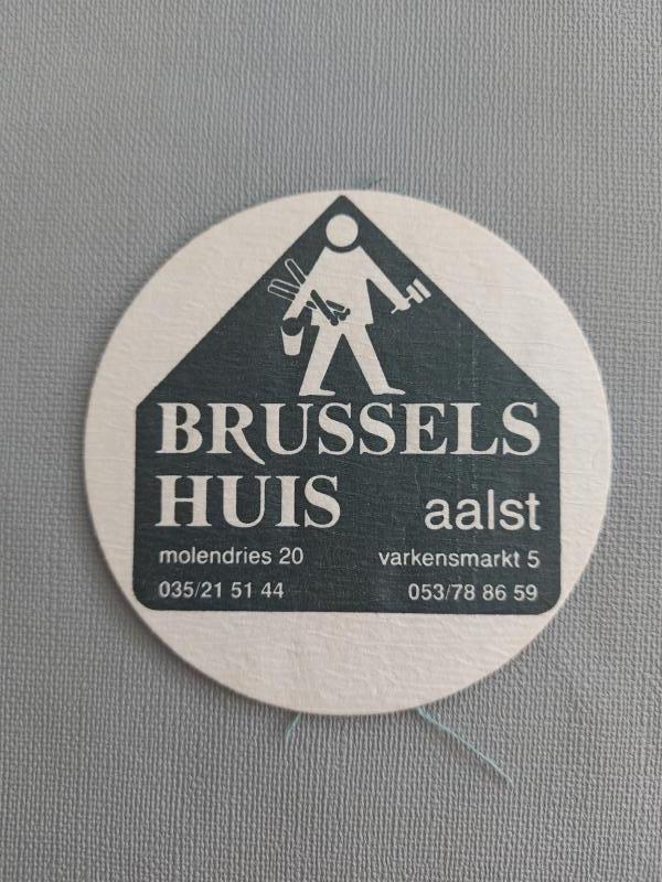 Bierviltje Brussels Huis  - Foto 1