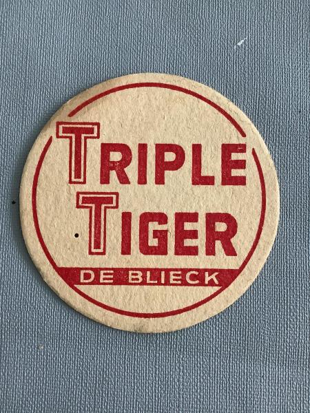 Bierviltje De Blieck Triple Tiger - Foto 1