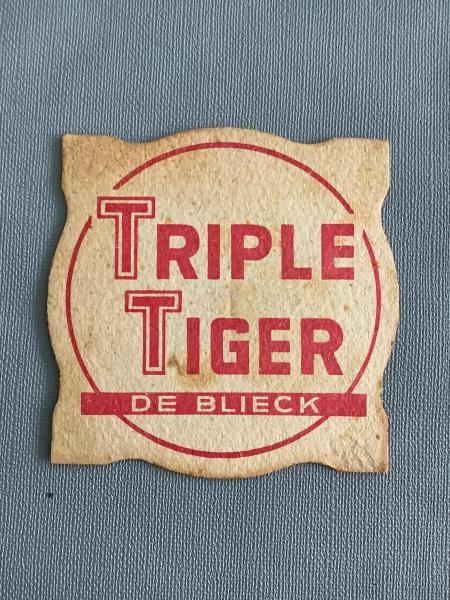 Bierviltje De Blieck Triple Tiger - Foto 1