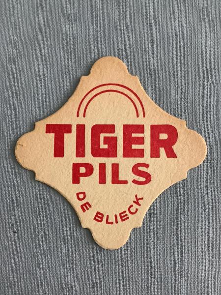 Bierviltje De Blieck Tiger Pils - Foto 1