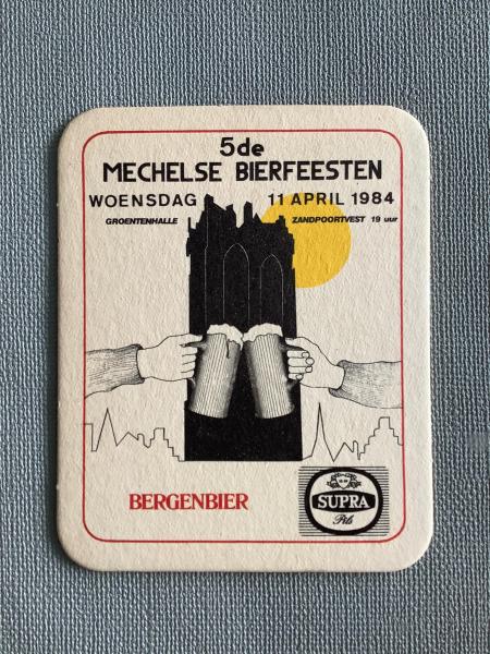 Bierviltje Bergenbier - Foto 1