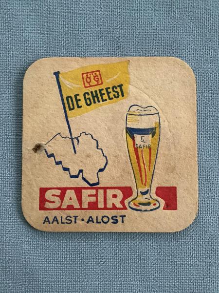 Bierviltje Safir De Gheest recto verso - Foto 1