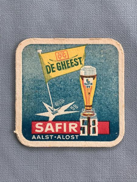 Bierviltje Safir De Gheest recto verso - Foto 1