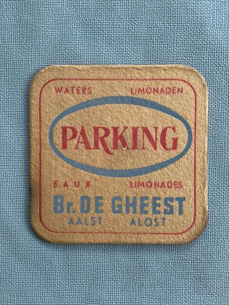 Bierviltje Parking De Gheest recto verso - Foto 1