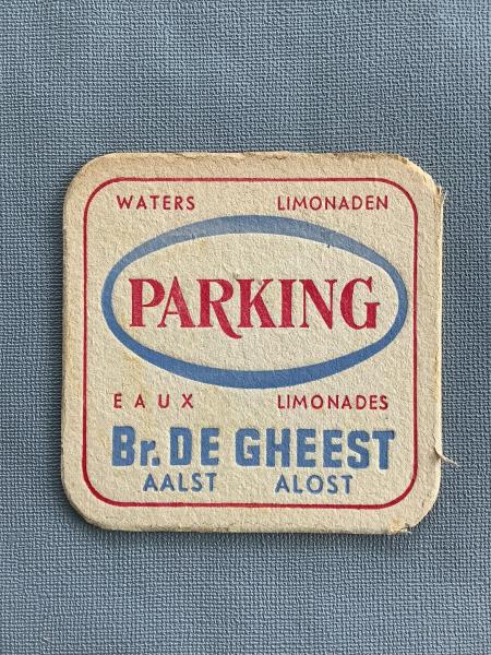 Bierviltje Parking De Gheest recto verso - Foto 1