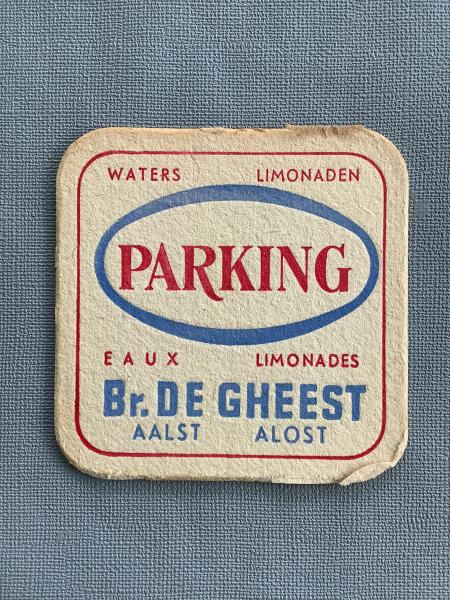 Bierviltje Parking De Gheest recto verso - Foto 1