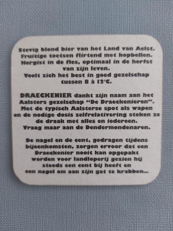 Bierviltje Draeckenier recto verso - Foto 2