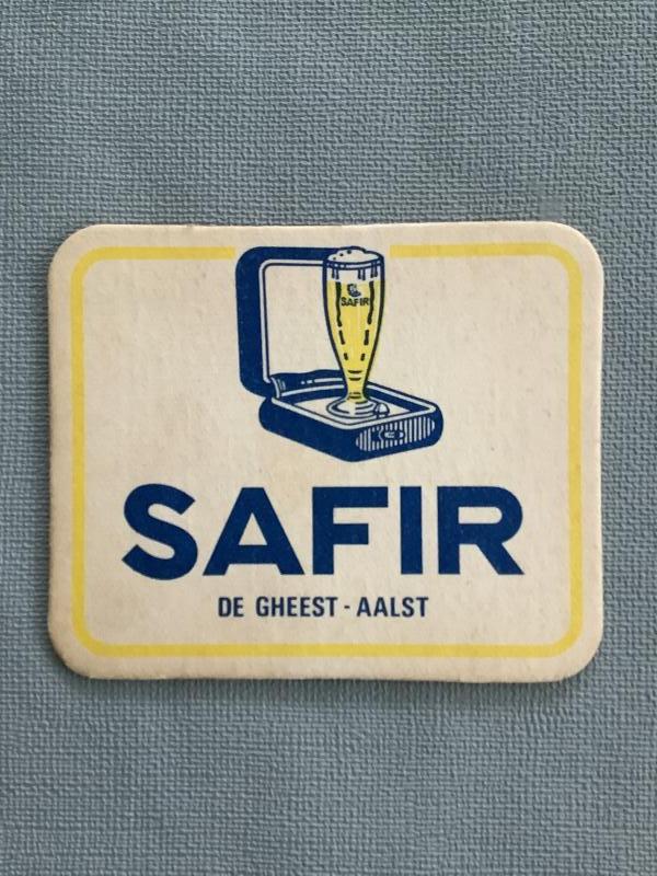 Bierviltje Safir Inbev recto verso - Foto 1