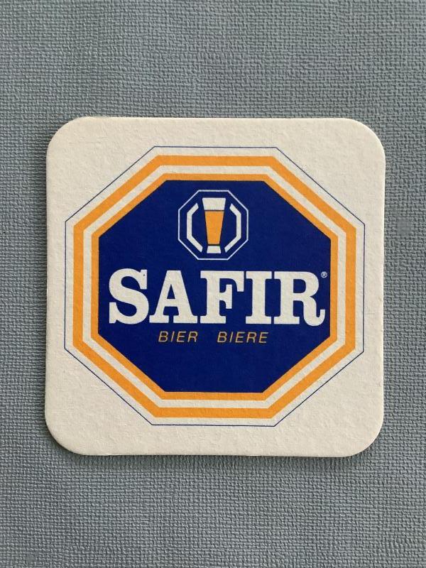 Bierviltje Safir Inbev recto verso - Foto 1