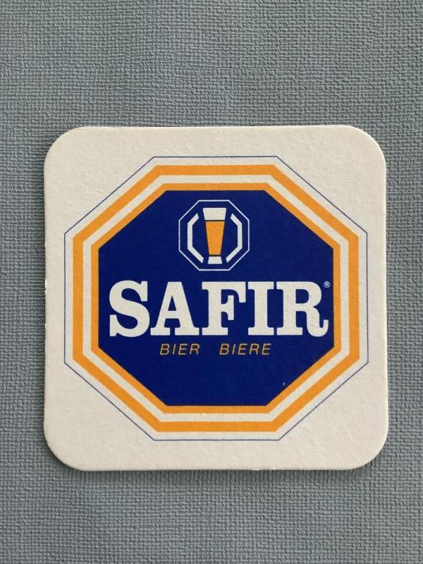 Bierviltje Safir Inbev recto verso - Foto 1