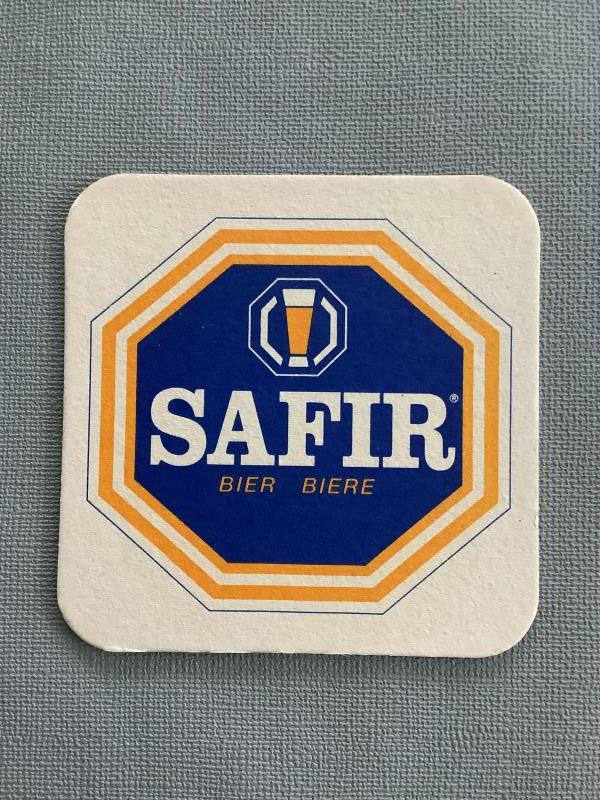Bierviltje Safir Inbev recto verso - Foto 1