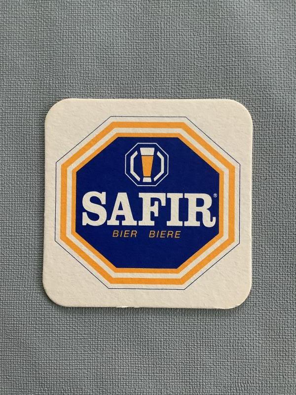 Bierviltje Safir Inbev recto verso - Foto 1