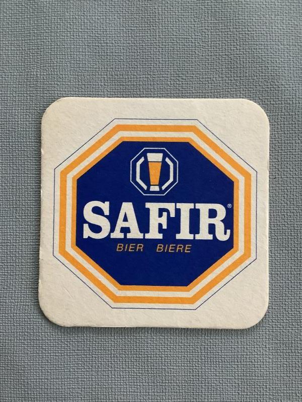 Bierviltje Safir Inbev recto verso - Foto 1