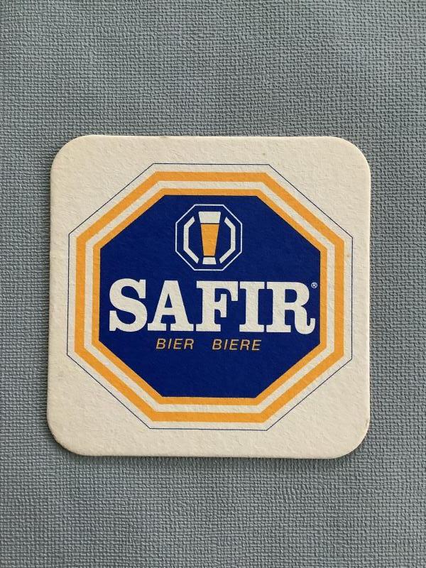 Bierviltje Safir Inbev recto verso - Foto 1