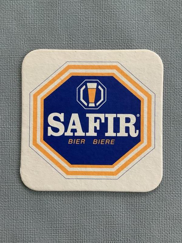 Bierviltje Safir Inbev recto verso - Foto 1