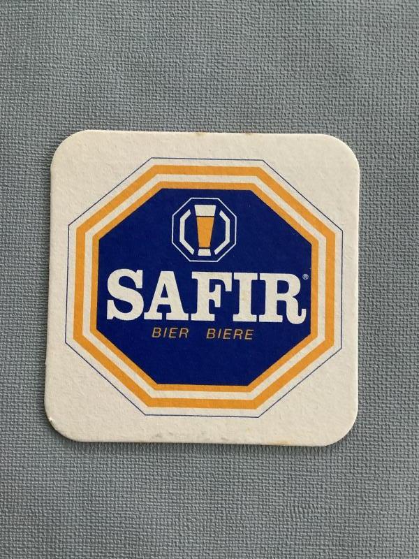 Bierviltje Safir Inbev recto verso - Foto 1