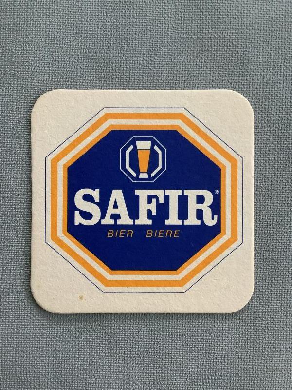 Bierviltje Safir Inbev recto verso - Foto 1