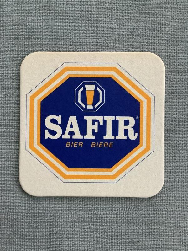 Bierviltje Safir Inbev recto verso - Foto 1
