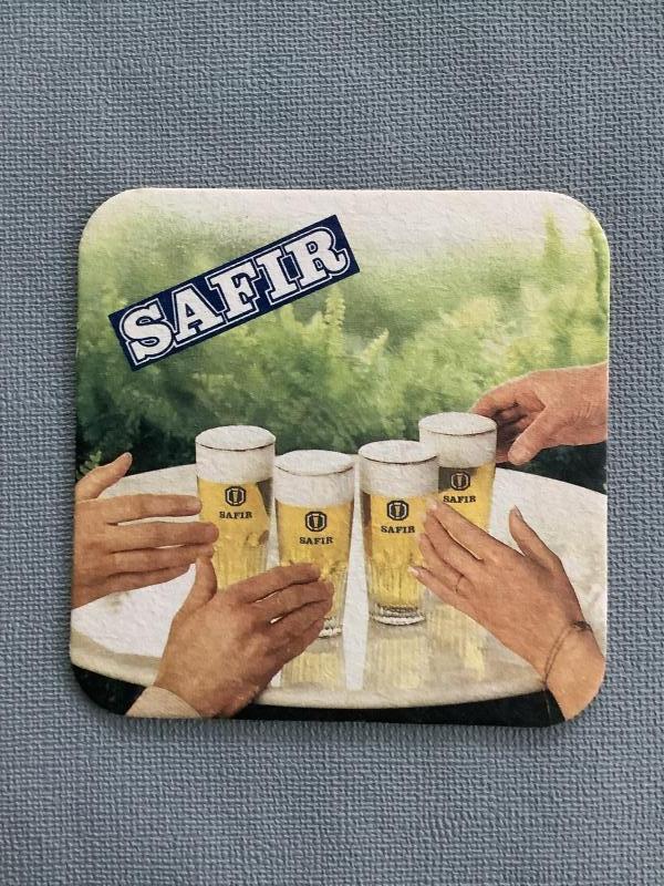 Bierviltje Safir Inbev recto verso - Foto 1