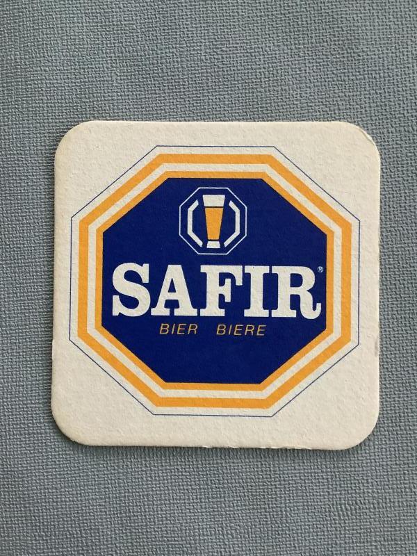 Bierviltje Safir Inbev recto verso - Foto 1