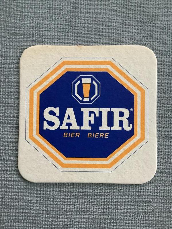 Bierviltje Safir Inbev recto verso - Foto 1