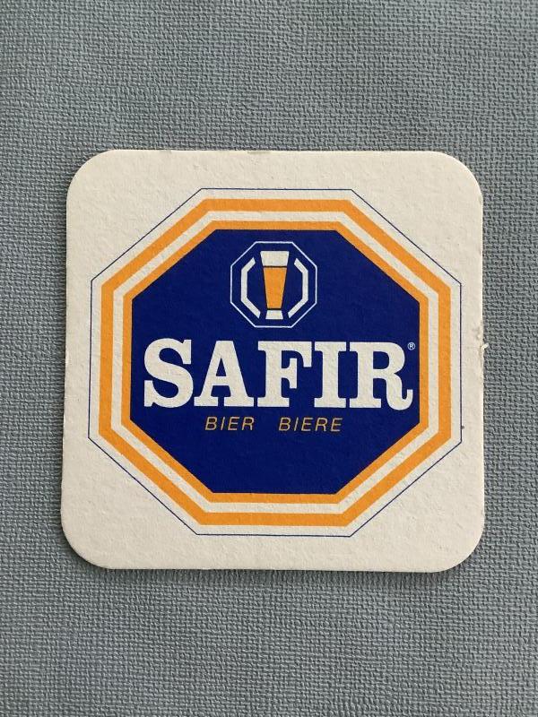 Bierviltje Safir Inbev recto verso - Foto 1