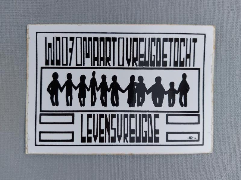 Sticker Levensvreugde - Foto 1