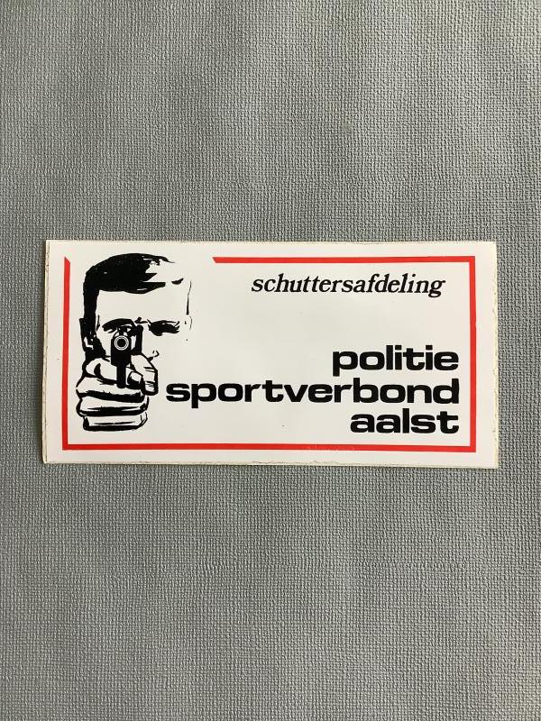 Sticker Politie Sportverbond - Foto 1