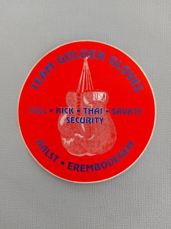 Sticker Team Golden Gloves - Foto 1