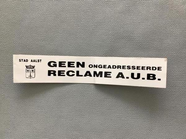 Sticker Stad Aalst - Foto 1