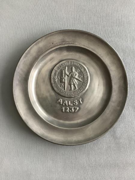 Tinnen bord Aalst 1237 - Foto 1