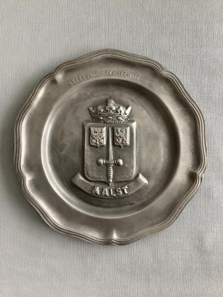 Tinnen bord Aalst - Foto 1