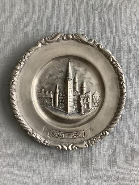 Tinnen bord Aalst - Foto 1