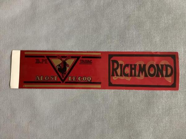 Etiket Richmond 't Haantje - Foto 1