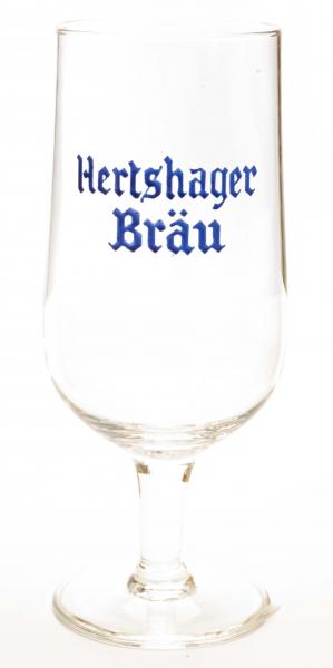 Bierglas Hertshager Bräu - Foto 1