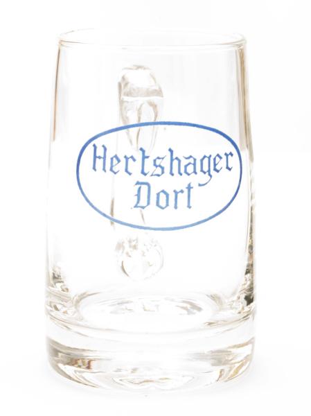 Glazen bierpot Hertshager Dort - Foto 1
